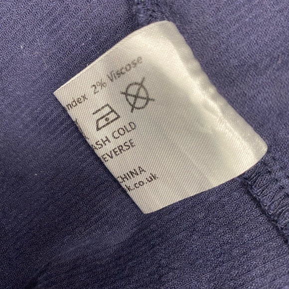 Aida Zak London Women's Modcloth Natalia Navy Blue Corduroy Skirt Size M - Picture 8 of 14